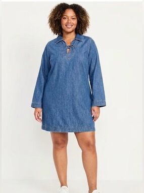Blue Jean Dress Old Navy for Sale up to 90% Off: Poshmark